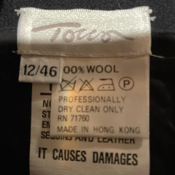 Tocco black skirt  size 12 - Picture 4 of 5